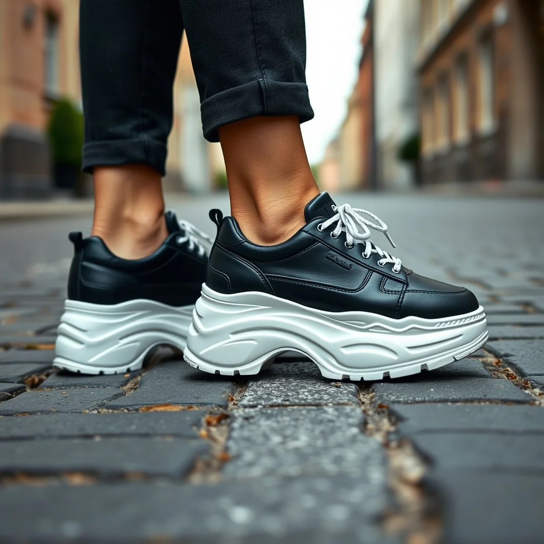 Chunky Platform Sneakers - 20 Y2K Outfits 2026 Aesthetic Street Style Inspo