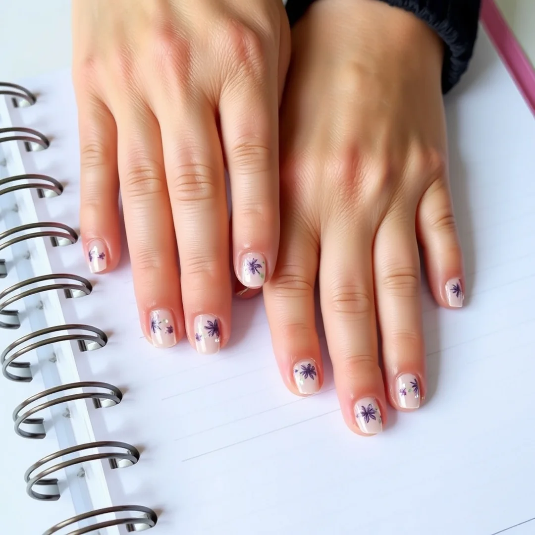 Simple Nail Stickers - 21 First Day of School Nails 2026 to Start Fresh