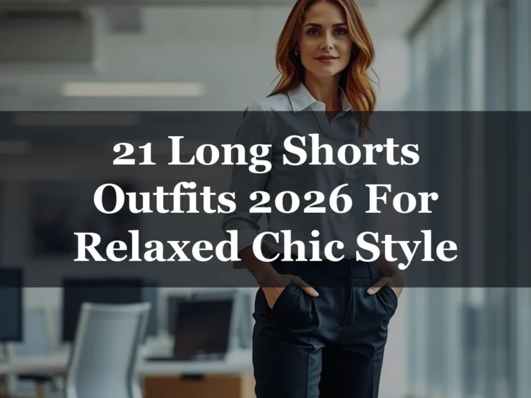 21 Long Shorts Outfits 2026 For Relaxed Chic Style - 21 Long Shorts Outfits 2026 for Relaxed Chic Style