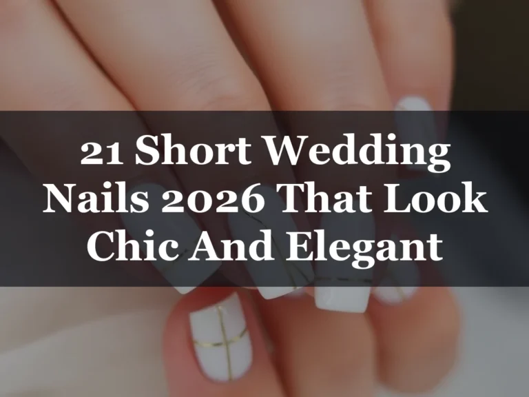 21 Short Wedding Nails 2026 That Look Chic And Elegant - 21 Short Wedding Nails 2026 That Look Chic and Elegant
