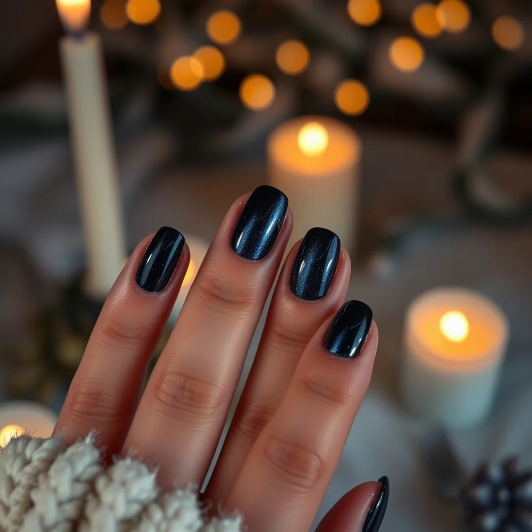 Velvet Cat Eye - 21 Short Wedding Nails 2026 That Look Chic and Elegant