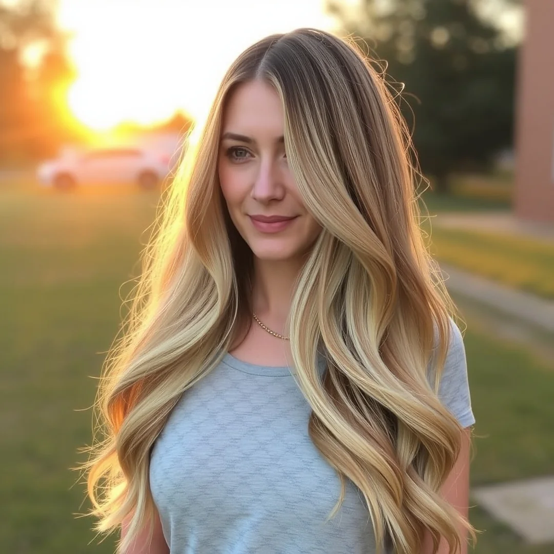 Golden Hour Balayage Tones - 21 Summer Balayage Hair Ideas 2026 for a Soft Glow