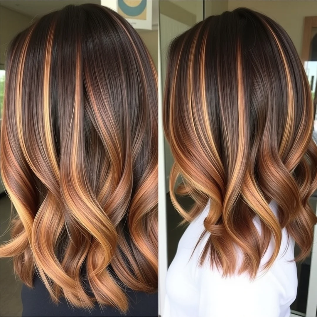 Toffee Ribbon Highlights - 21 Summer Balayage Hair Ideas 2026 for a Soft Glow