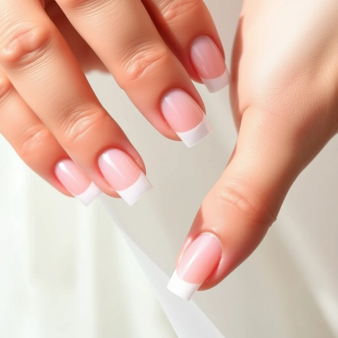 Classic French Tips - 22 Simple Bridal Nails 2026 for an Elegant Look