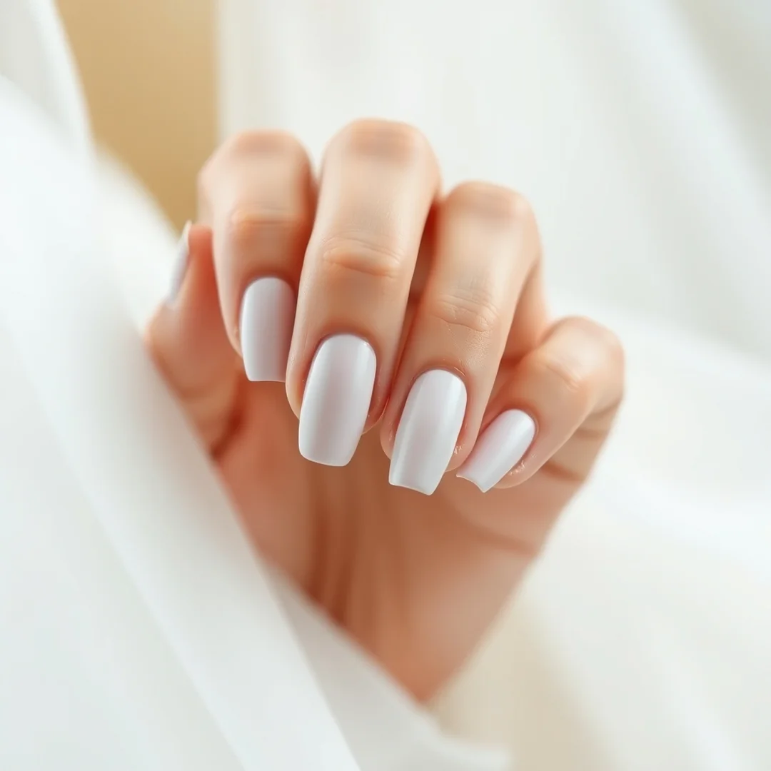 Matte Bridal Nail Finish - 22 Simple Bridal Nails 2026 for an Elegant Look