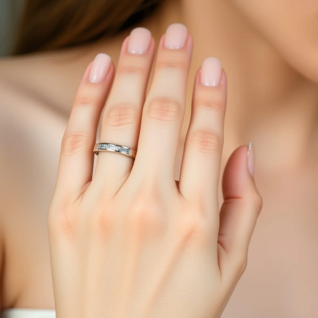Sheer Nude Base - 25 Almond Wedding Nails 2026 for a Classy Bridal Look