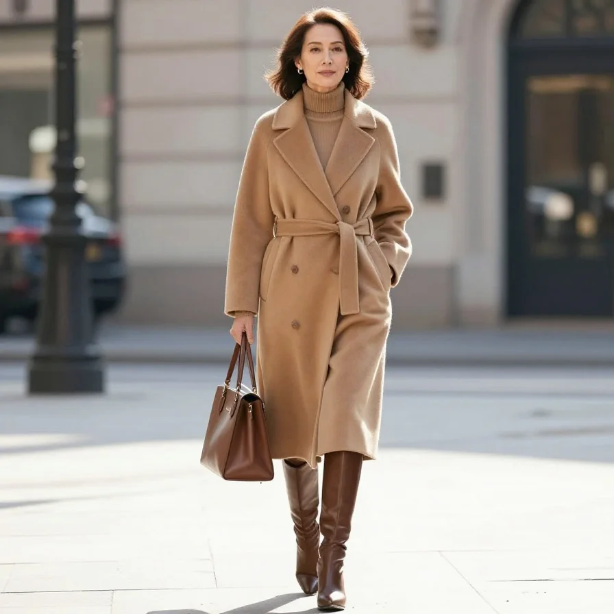 Belted Wool Coat
