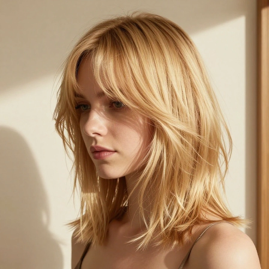 Golden Blonde Shag