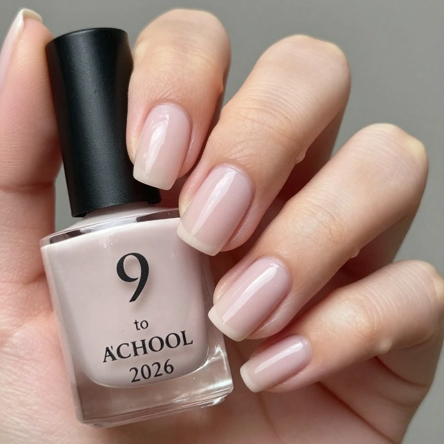 Milky Sheer Almond Nails