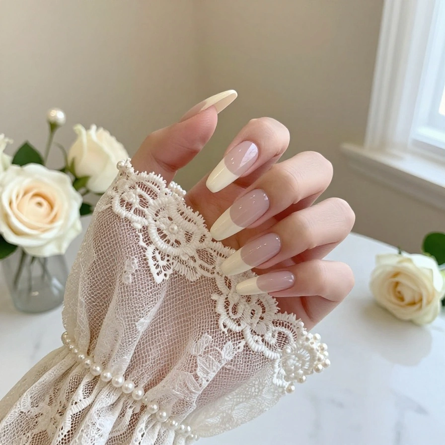 Milky White Ombré