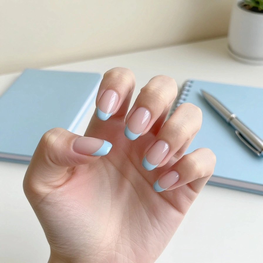 Pastel Blue French