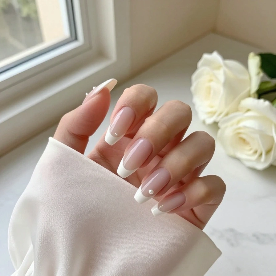 Pearl French Tips