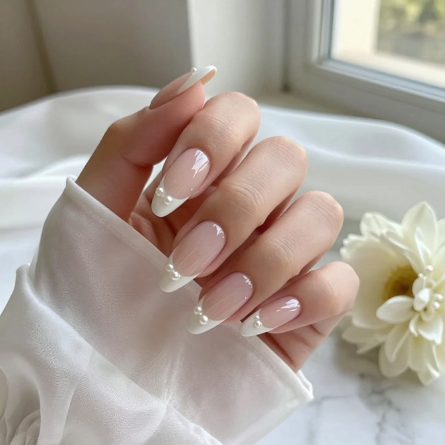Pearl French Tips