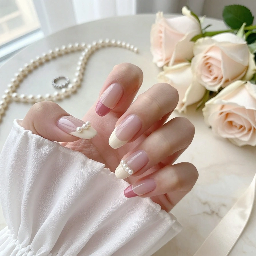 Romantic Pink Tips