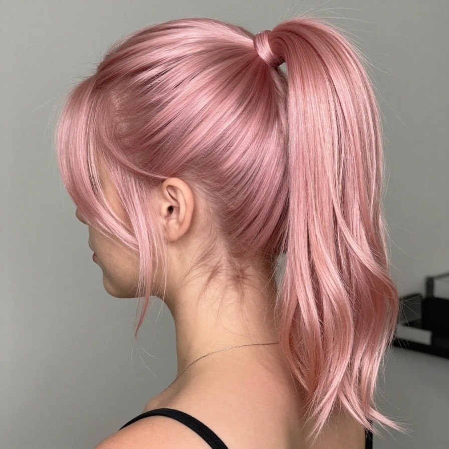 Rose Gold Peekaboo Sections