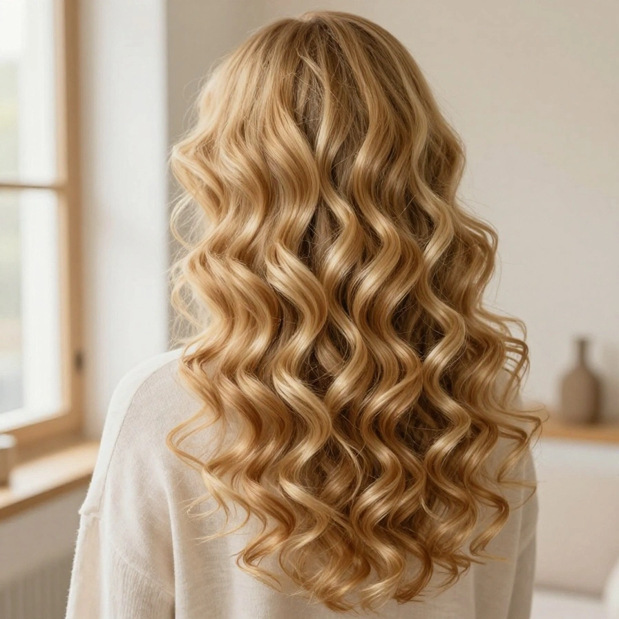 Soft Golden Curls