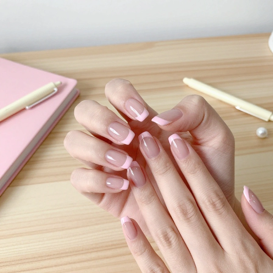 Soft Pink French