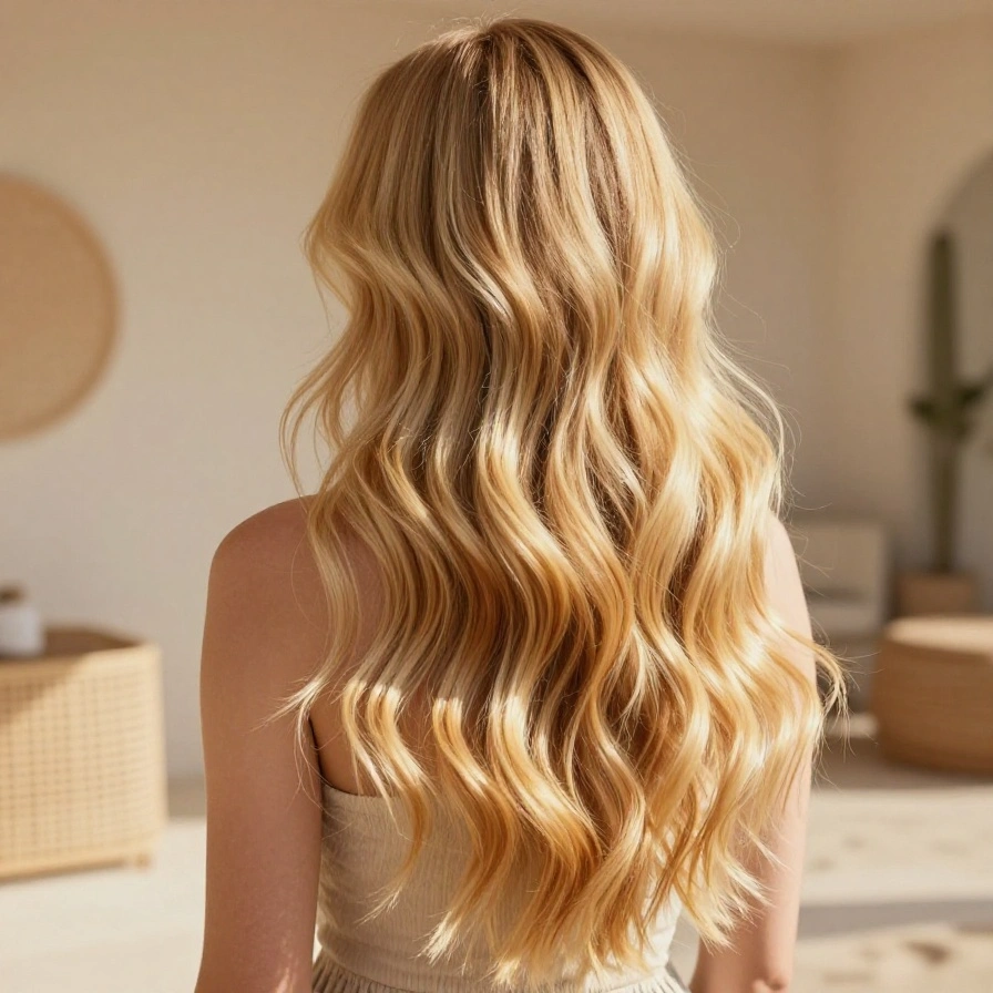 Sun-Kissed Blonde Ends
