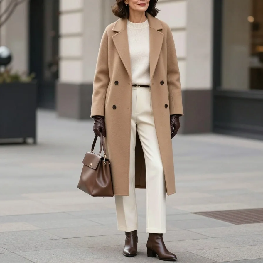 Tailored Camel Coat