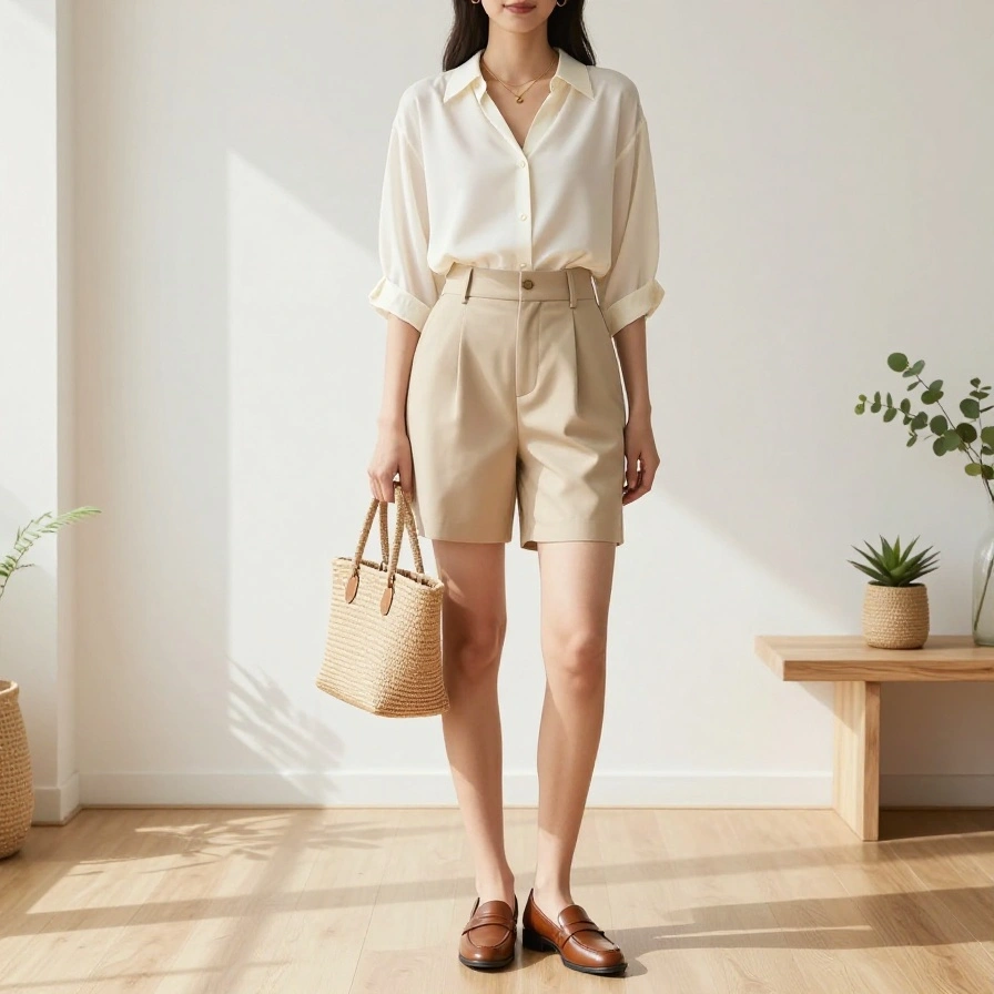 Tailored Shorts Look