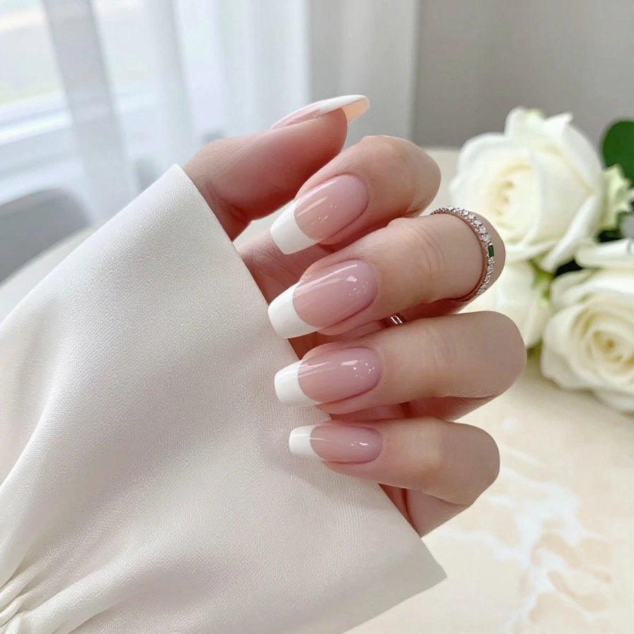 Timeless French Manicure