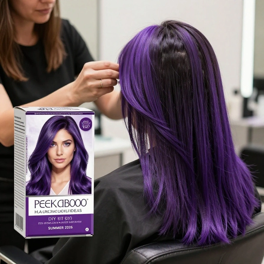Vivid Violet Streaks