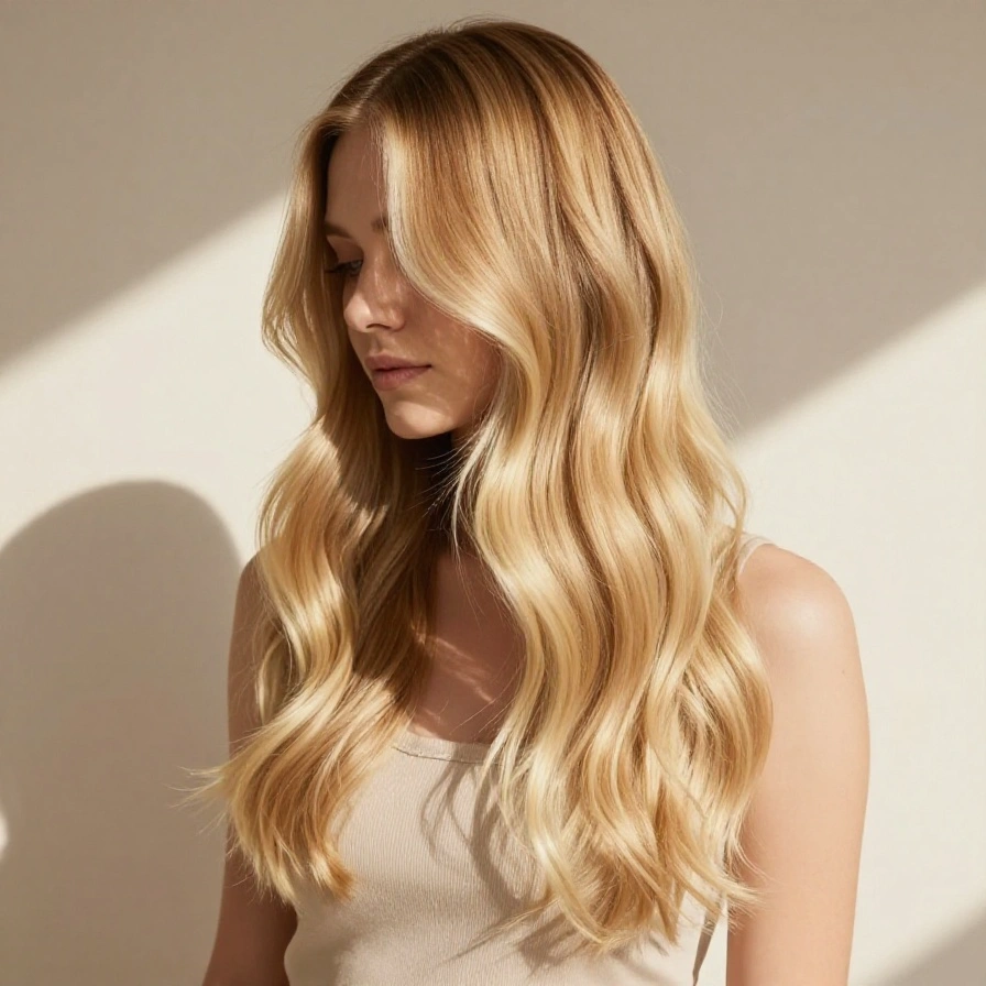 Warm Blonde Balayage