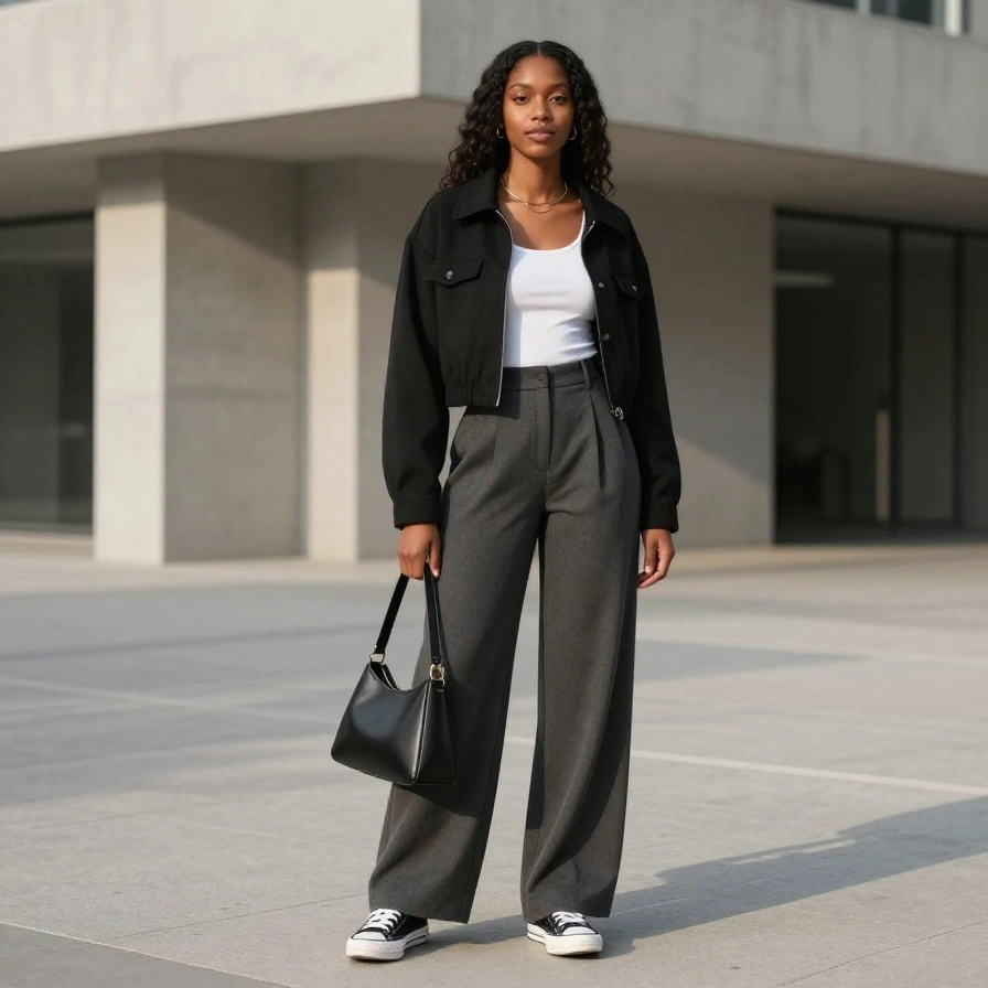 Wide-Leg Pants Fit