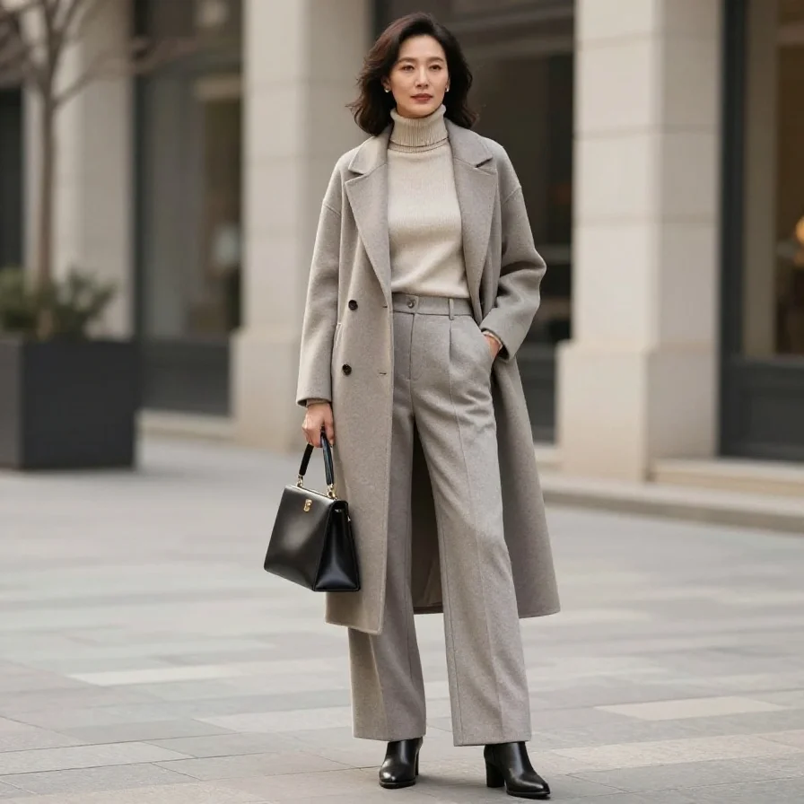 Wide-Leg Trouser Look