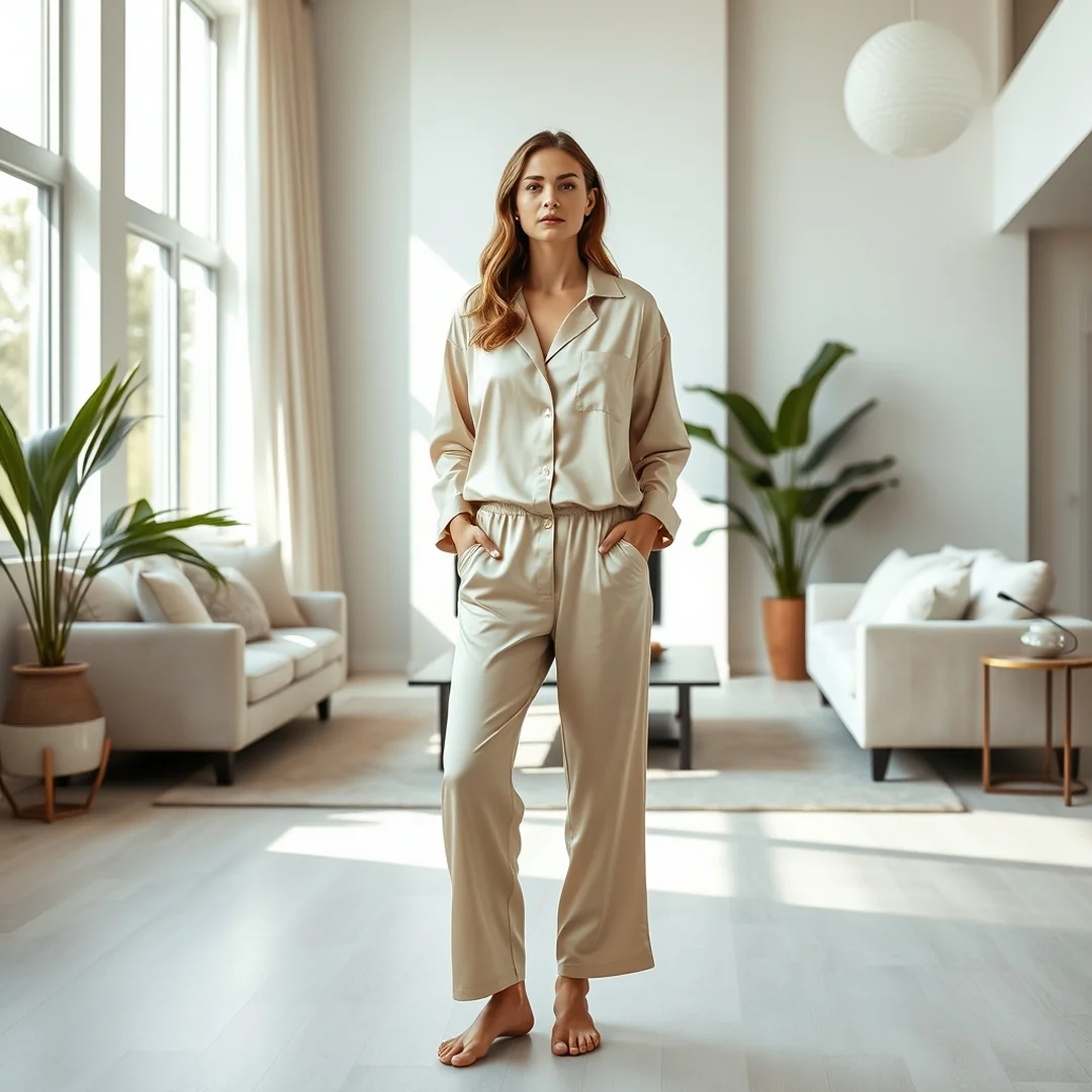 Chic Silk Loungewear Sets - 16 Silk Outfit Ideas for Luxe and Elegant Style
