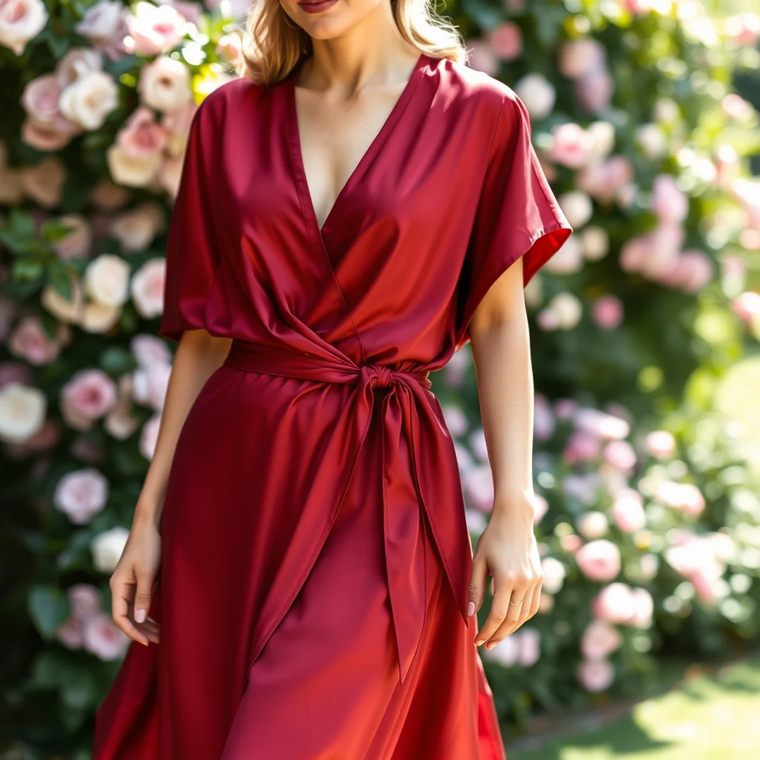 Elegant Silk Wrap Dresses - 16 Silk Outfit Ideas for Luxe and Elegant Style