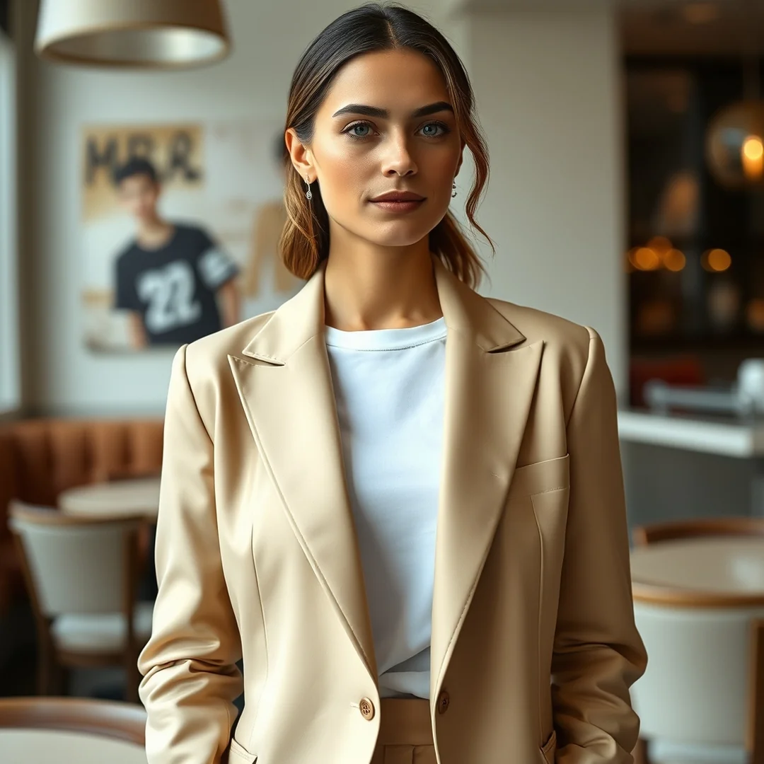 Structured Silk Blazer Layers - 16 Silk Outfit Ideas for Luxe and Elegant Style