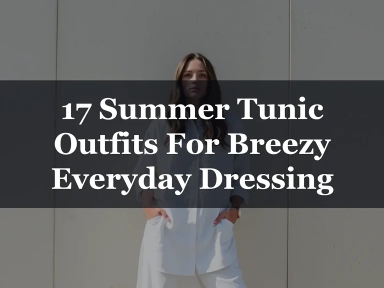 17 Summer Tunic Outfits For Breezy Everyday Dressing - 17 Summer Tunic Outfits for Breezy Everyday Dressing