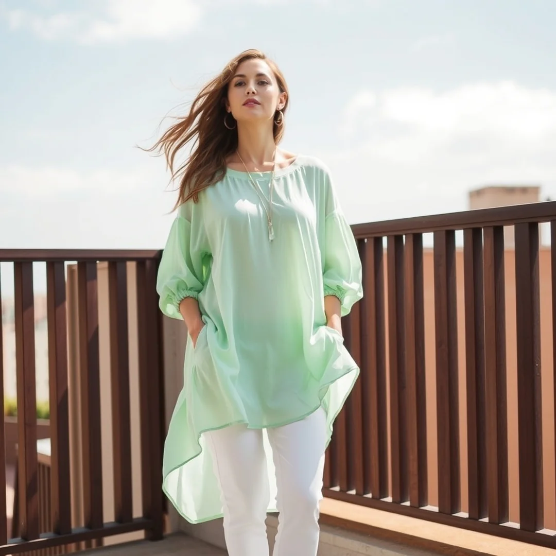 Breezy Tunic Outfit Ideas - 17 Summer Tunic Outfits for Breezy Everyday Dressing