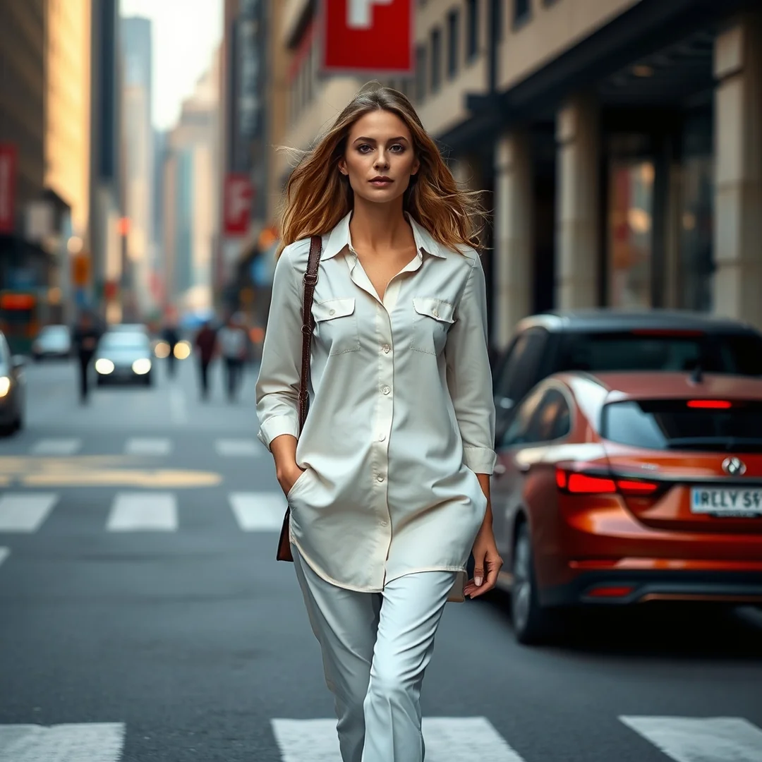 City Street Tunic Style - 17 Summer Tunic Outfits for Breezy Everyday Dressing