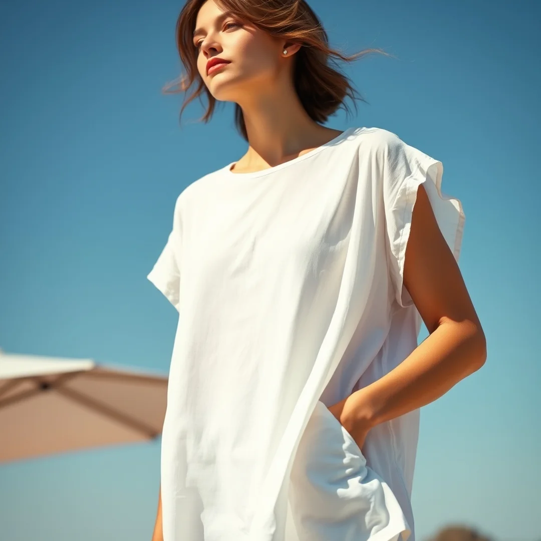 Cotton Voile Style - 17 Summer Tunic Outfits for Breezy Everyday Dressing