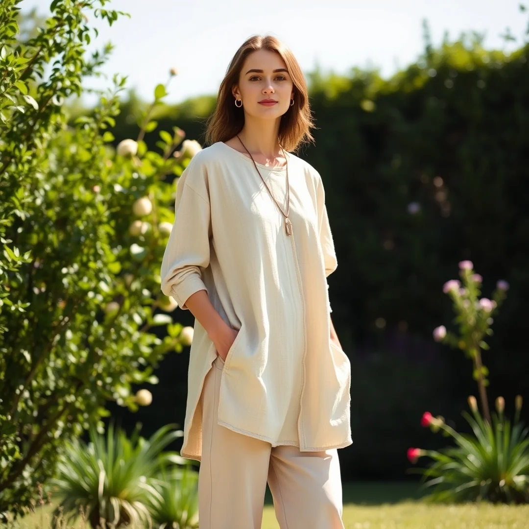 Linen Tunic Basics - 17 Summer Tunic Outfits for Breezy Everyday Dressing